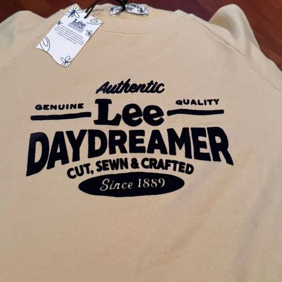 DAYDREAMER x LEE Genuine Quality Sweatshirt in Khaki Size M New w/ Tag MSRP $120 - Picture 13 of 16